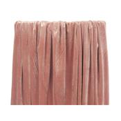 Tissu Maille Velours Lisse Vieux Rose