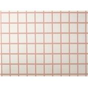 Tissu Maille Milano Carreaux Fenêtres Rose