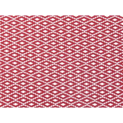Tissu Jersey Coton / Elasthanne Graphique Rouge Tomette