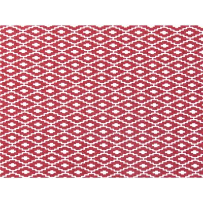 Tissu Jersey Coton / Elasthanne Graphique Rouge Tomette