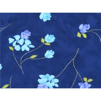 Tissu Voile de Viscose Imprimé Fleurs