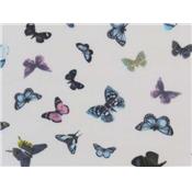 Tissu Jersey Polyester / Elasthanne Imprimé Papillons