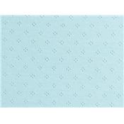 Tissu Maille Côte 1x1 Ajourée Bleu Givré