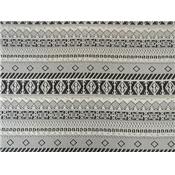 Tissu Maille Coupée - Cousu Structuré Motif Ethnique