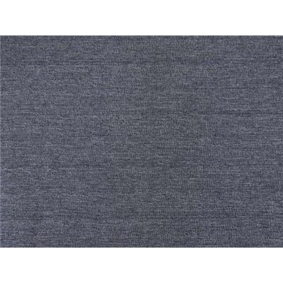 Tissu Molleton Gratté Bleu Marine Chiné Ecru