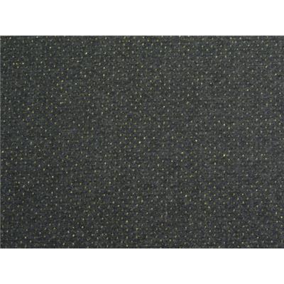 Tissu Molleton Gratté Pois Tête d'Epingle Lurex Doré