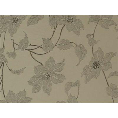 Tissu Jersey Polyamide / Elasthanne Vert Olive Imprimé Fleurs Foil Doré