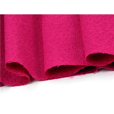 Coupon Satin Structuré Magenta 60 cm x 135 cm