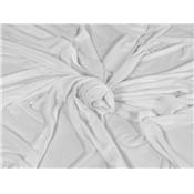 Tissu Jersey Micromodal Blanc