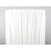 Tissu Maille Cote 2x2 Modal Blanc