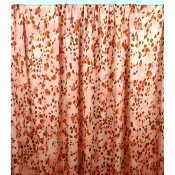 Tissu Satin Crinkel Abstract Dots