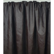 Tissu Simili Cuir Ebène