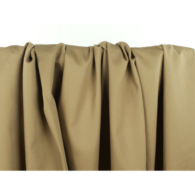 Tissu Gabardine Coton Beige