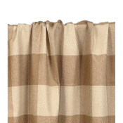 Tissu Lainage Léger Mélange Laine Carreaux Beige / Camel