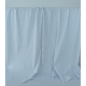 Tissu Popeline 100 % Coton Rayures Bleu