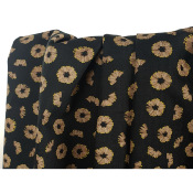 Tissu Popeline Bouton Floral