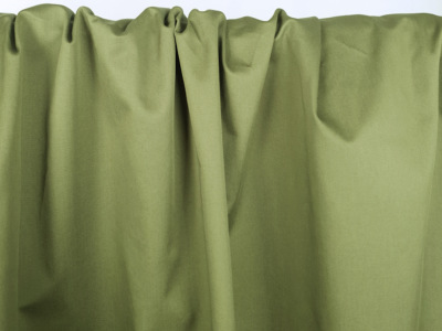 Tissu Sergé Coton Stretch SAM Kaki