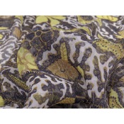 Coupon Voile Lurex Wax Like 100 cm x 160 cm