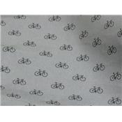 Tissu Popeline Imprimés Bicyclettes