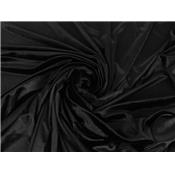 Tissu Maille Velours Lisse Noir