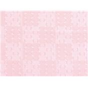 Tissu Jacquard Carreaux et Broderie