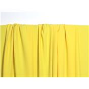 Tissu Crepe PORTO Jaune Citron