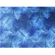 Coupon Jersey Polyester / Viscose Imprimé Feuilles de Palmiers 60 cm x 170 cm