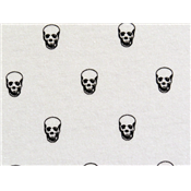 Tissu Jersey Coton / Elasthanne Imprimé Tete de Mort