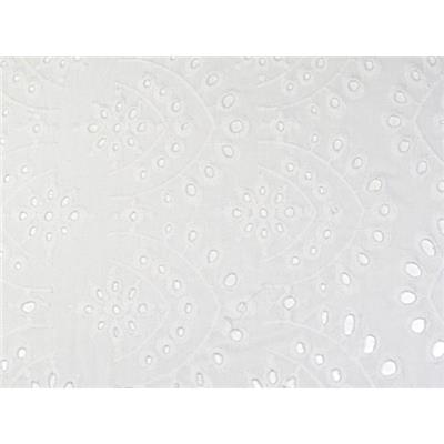 Tissu Broderie Anglaise Festons