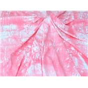 Tissu Jersey Coton / Elasthanne Effet Tie & Dye Fluo