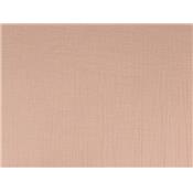 Tissu Double Gaze Rose Nude