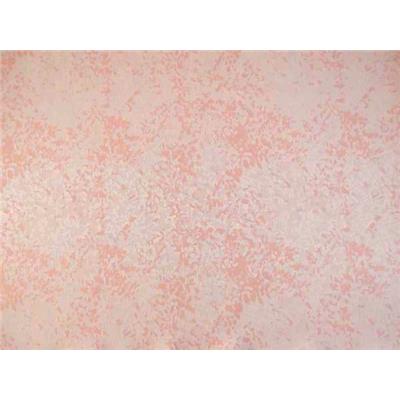 Tissu Jacquard Rose Pale / Corail