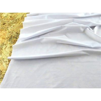 Coupon Jersey Coton / Elasthanne VENEZIA Blanc 70 cm x 150 cm