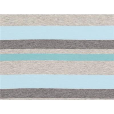 Tissu Jersey Coton / Elasthanne Rayure