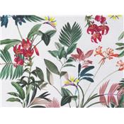 Tissu Jersey Imprimé Fleurs Tropicales