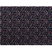 Tissu Jersey Viscose / Elasthanne Feuillage Marine