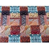 Tissu Jersey Viscose / Elasthanne Imprimé Patchwork