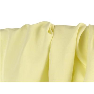 Tissu Lin / Viscose Jaune Pale