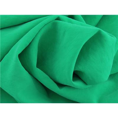 Tissu Viscose Structuré Lavé Vert Smaragdin