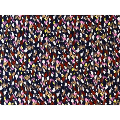 Tissu Voile de Viscose Graphique Lurex