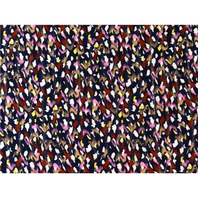 Tissu Voile de Viscose Graphique Lurex