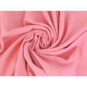 Tissu Double Tissage Stretch Rose Bubblegum