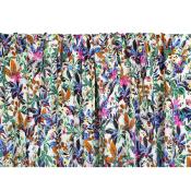 Tissu Voile de Viscose Jacquard Fleurs