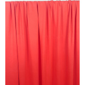 Tissu Maille Interlock Mercerisé 100 % Lyocell Rouge