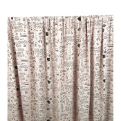 Tissu Maille Jersey Coton / Elasthanne Doodle Earth Loving Rose Nude