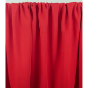 Tissu Maille Molleton 100 % Coton Rouge