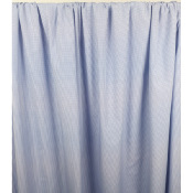 Tissu Popeline 100 % Coton Vichy Bleu / Blanc