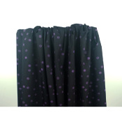 Tissu Popeline Pois Violet