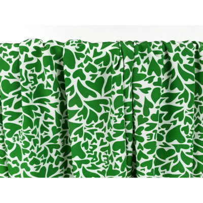 Tissu Crepe de Chine 100 % Soie Green Heart