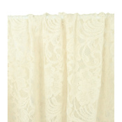 Tissu Dentelle Guipure Mélange Coton Arabesques et Fleurs